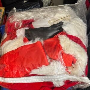 Red and White Holiday Costume